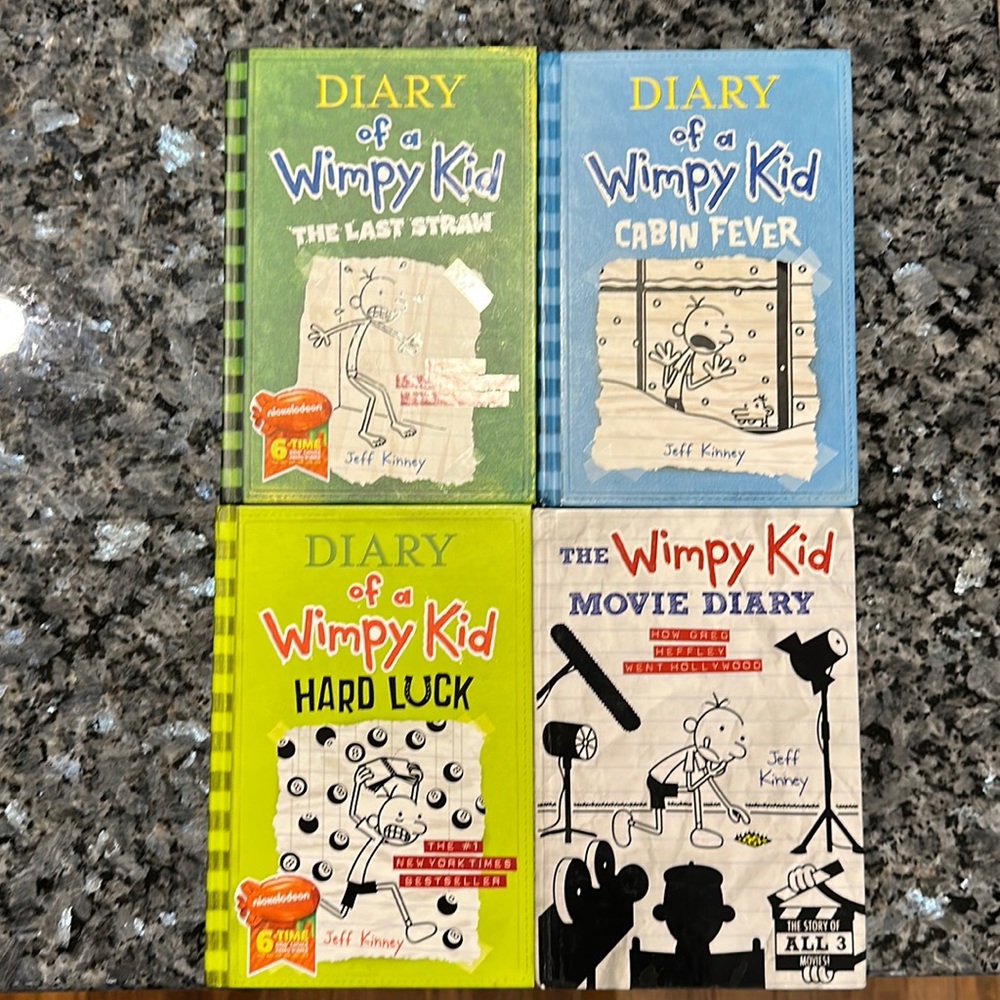 Diary of a Wimpy Kid hardcover books